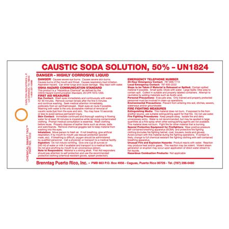 Chemical Smart Tags - 4 x 8