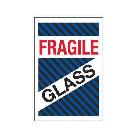 Fragile Glass - Shipping Label