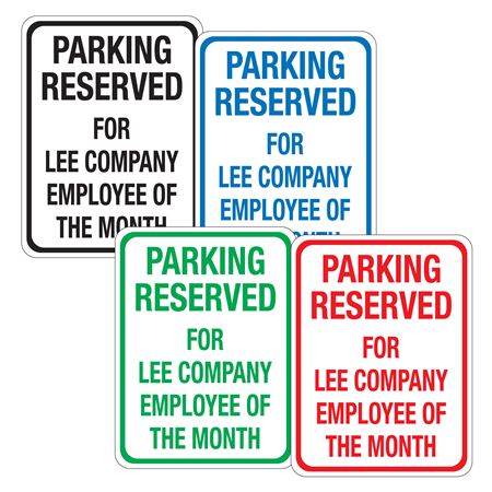 Custom Traffic and Parking Signs - 18" x 24" Vertical