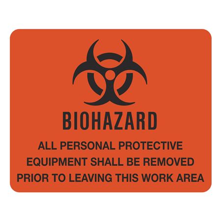 Biohazard Personal Protective Equipment Sign