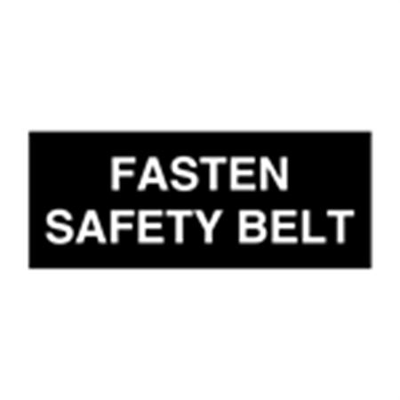 Seat Belt Decals - Fasten Safety Belt 2 x 5