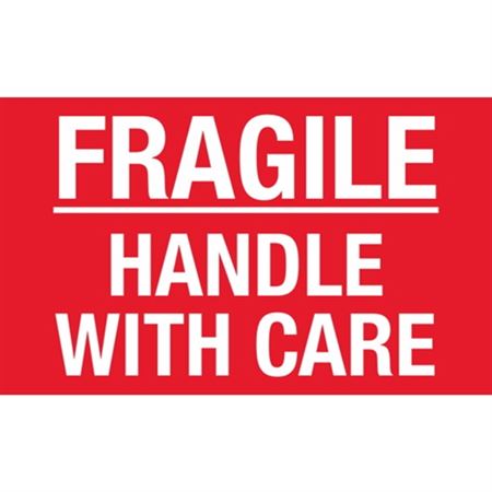 Fragile Handle With Care - Handling Label