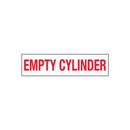 Empty Cylinder - 2" x 8" Decal