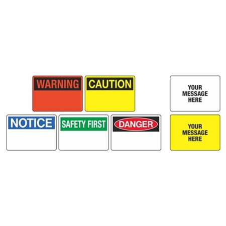 Custom Worded OSHA Header Signs