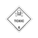 Hazardous Shipping Label - Class 6 Toxic