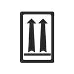 Double Arrow Up - Black
