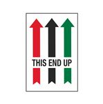 This End Up (Red, Black, Green Arrows) - Shipping Label
