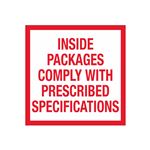 Inside Packages...- Shipping Label