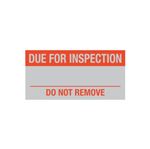 Due For Inspection - QC Write-On Decal
