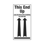 This End Up Double Arrow - Label