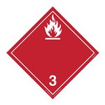 Class 3 - Flammable International Wordless Placard
