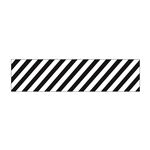 Truck/Tank Decals - Black/White Striped Reflective