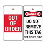 Out of Order Tag