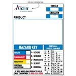 Custom NFPA Aluminum Sign 18 1/2" x 26"