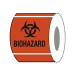 Biohazard Warning - Paper Label