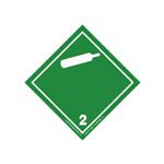 Transport Pictogram 2" Label - Class 2 Non-Flammable Gas