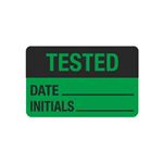 Calibration Labels - Tested Date/Initials - 1 1/2 x 2 3/8