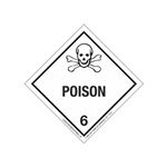 Hazardous Shipping Label - Class 6 Poison