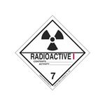 Hazardous Shipping Label - Class 7 Radioactive I