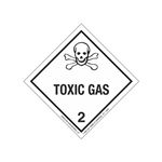 Hazardous Shipping Label - Class 2 Toxic Gas