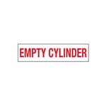 Empty Cylinder - 2" x 8" Decal