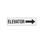Elevator (Right Arrow) - 2" x 8" Decal