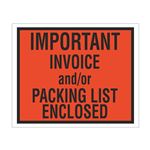 Packing List Envelope - Important Invoice And/Or Packing List Enclosed