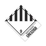 Hazmat Shipping Label/Description - Class 9 UN3268 Safety Devices