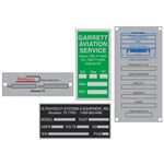 Screen Printed Aluminum Nameplates 1 1/2 x 3