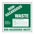 Custom Non-Hazardous Waste - Vinyl Label