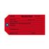 Inspection/Repair Tag - Red - Rejected