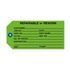 Inspection/Repair Tag - Green - Repairable or Rework