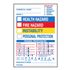 Right To Know - Chemical Hazard Label - 7 x 10